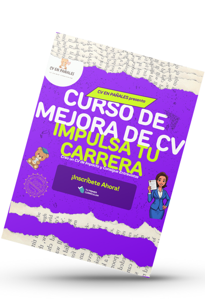 TU CV EN PAÑALES🚀